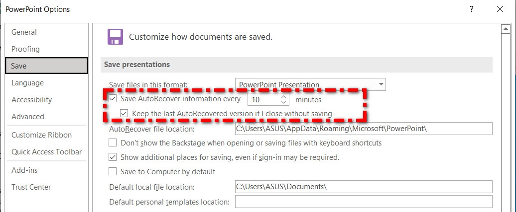Bí quyết khôi phục PowerPoint chưa kịp lưu (3)