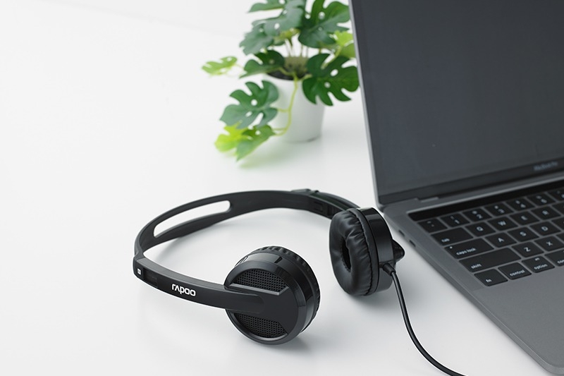 Tai nghe chụp tai giá rẻ dưới 500k Rapoo H100