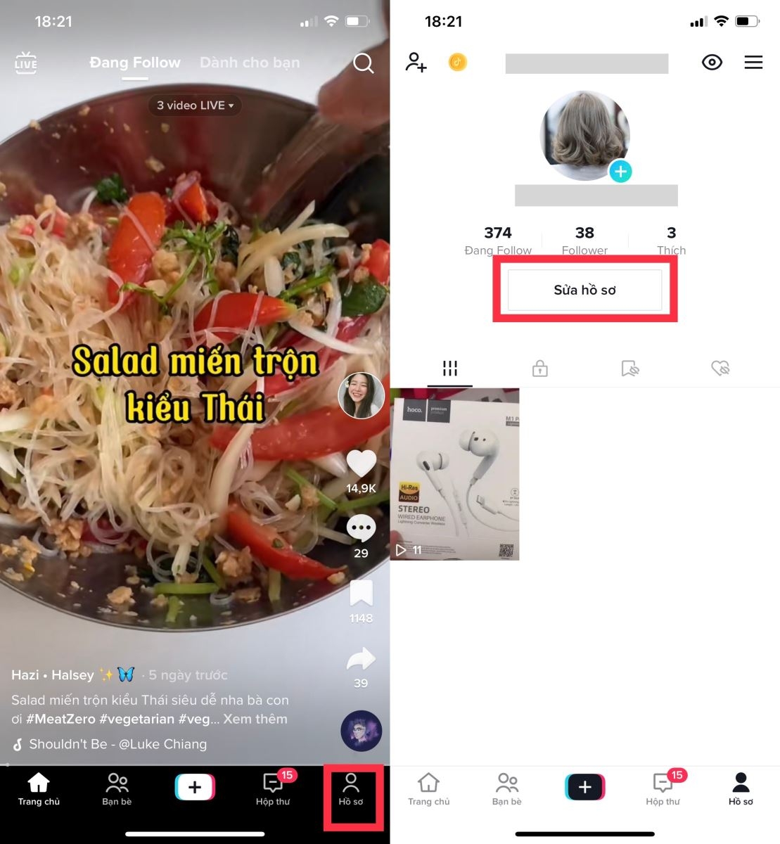 Cách gắn link bio trên TikTok 1