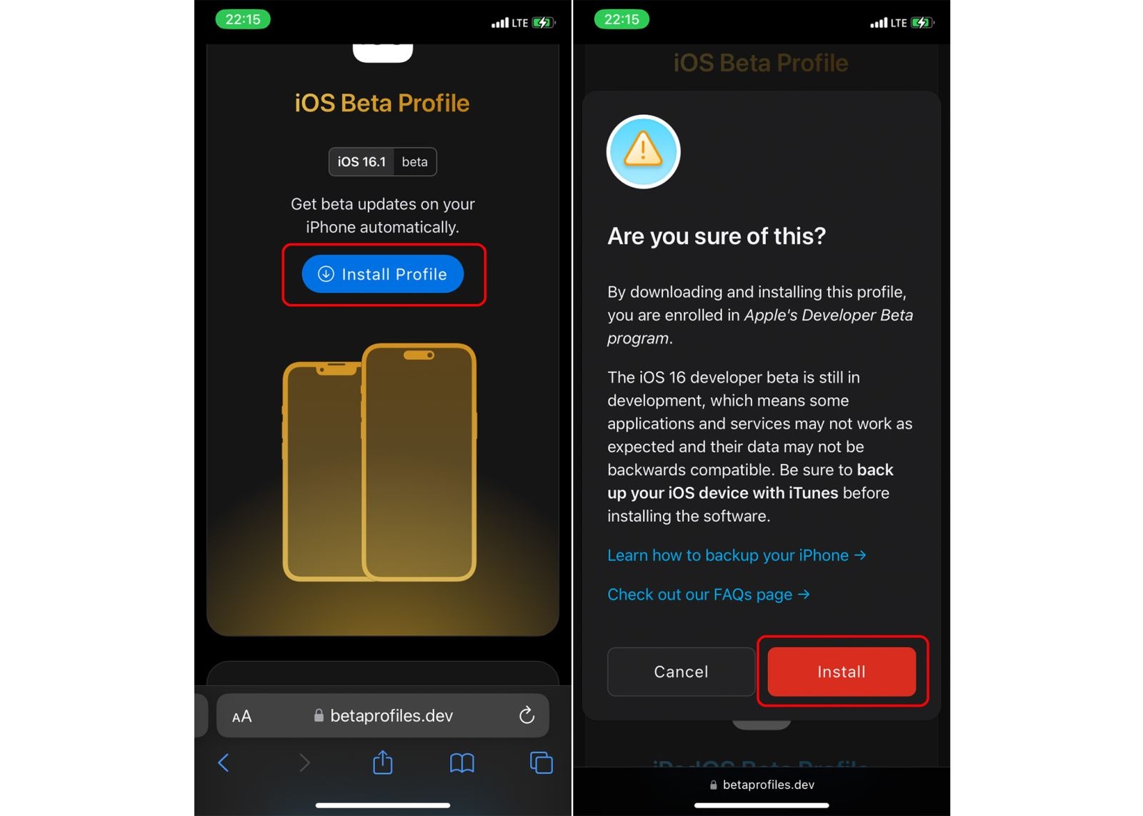 Hướng dẫn cách cập nhật iOS 16.1 beta 1 đơn giản nhất 2