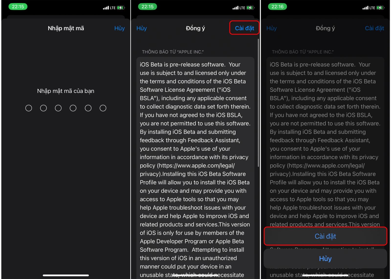 Hướng dẫn cách cập nhật iOS 16.1 beta 1 đơn giản nhất 7