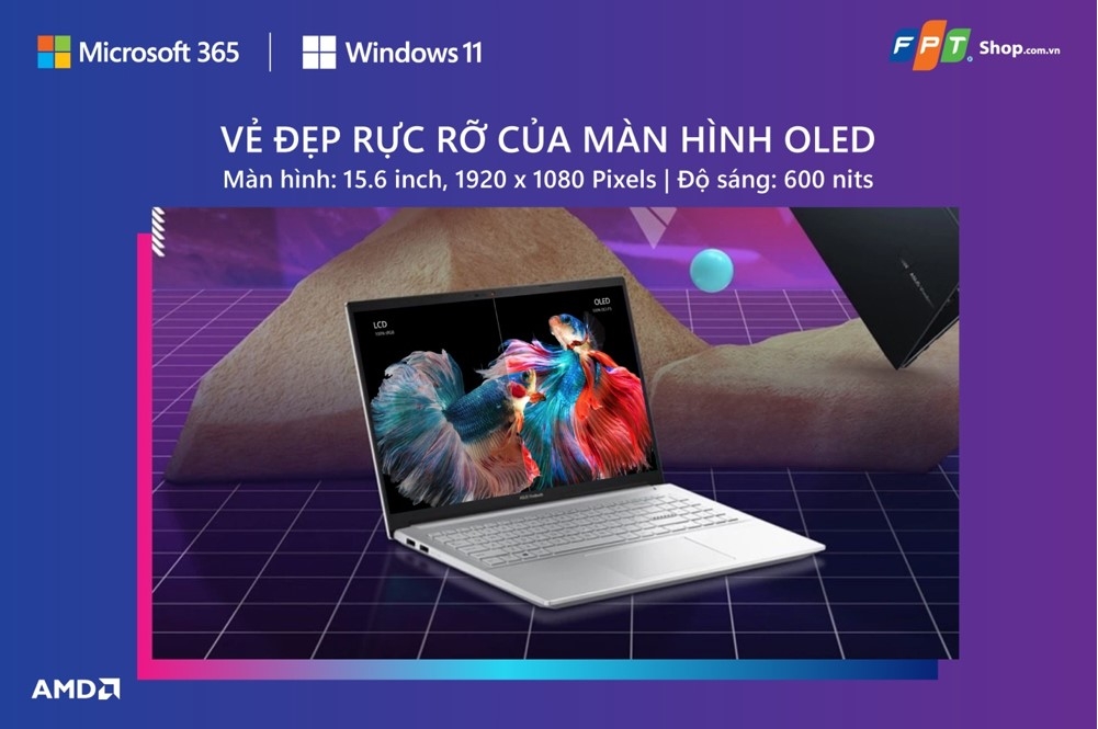 Asus Vivobook Pro M3500QC-L1327W hội tụ đủ các yếu tố mà một máy tính doanh nhân cần có! 3