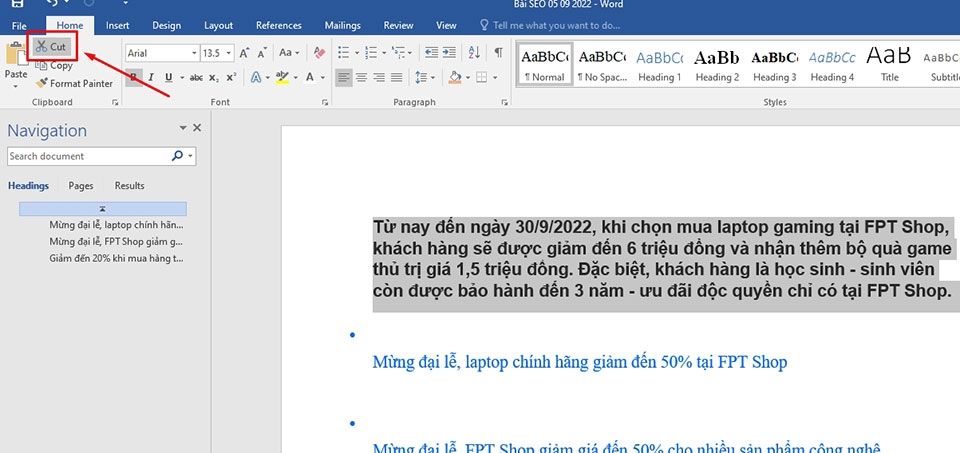 Sửa lỗi không bôi đen được văn bản trong Word - Ảnh 07