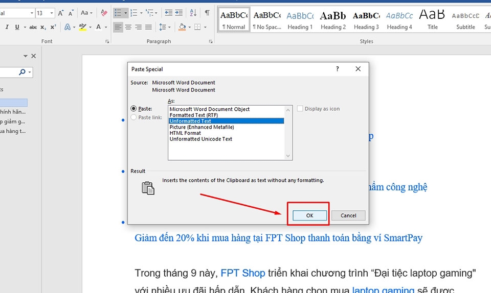 Sửa lỗi không bôi đen được văn bản trong Word - Ảnh 10