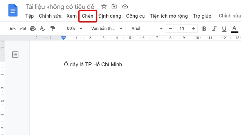 Cách đánh dấu vị trí cụ thể trong Google Docs