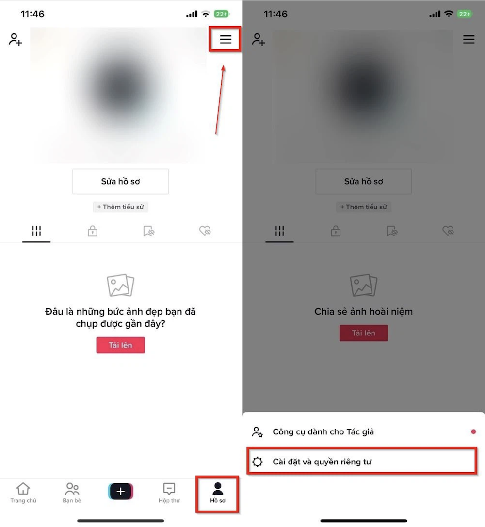 Tắt đề xuất tài khoản TikTok cho người khác 2