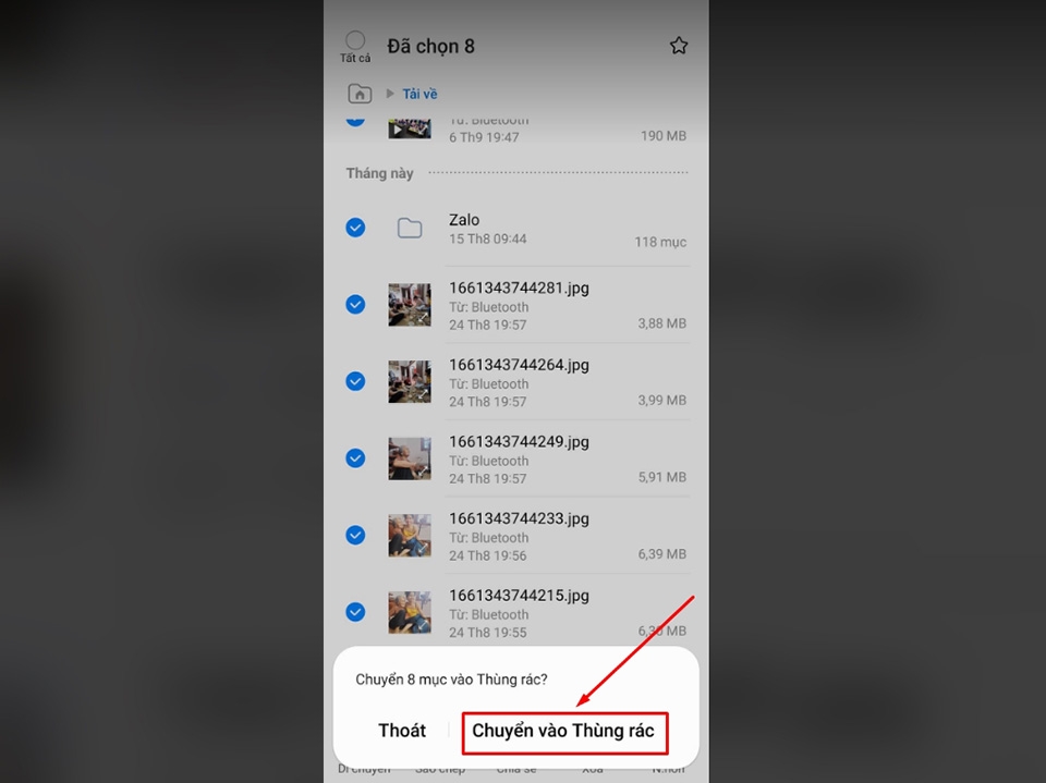 Giải phóng bộ nhớ điện thoại Android - 04