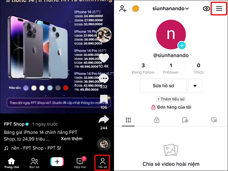 Cách lọc từ khoá video trên TikTok
