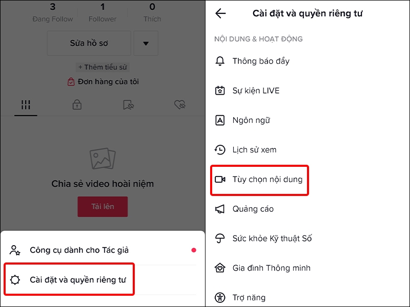 Cách lọc từ khoá video trên TikTok