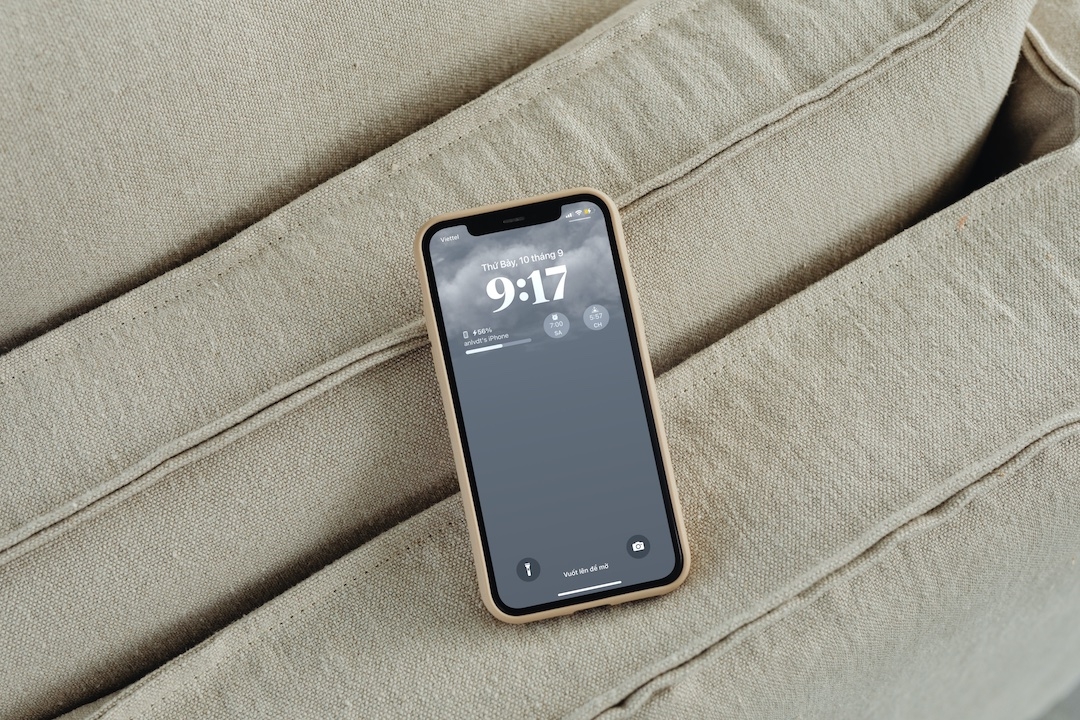 Cách cập nhật tình hình thời tiết qua hình nền iPhone