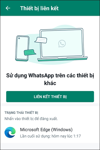 Cách sử dụng WhatsApp trên các thiết bị khác