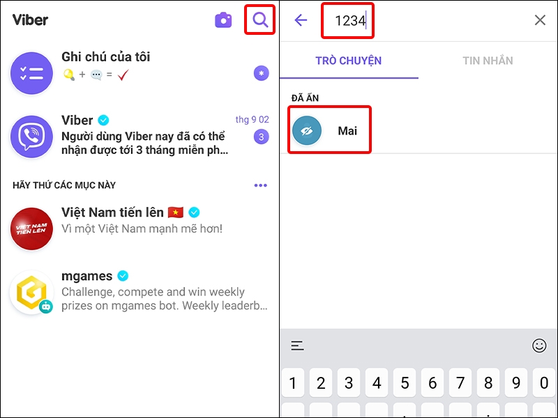 Cách ẩn cuộc trò chuyện quan trọng trên ứng dụng Viber
