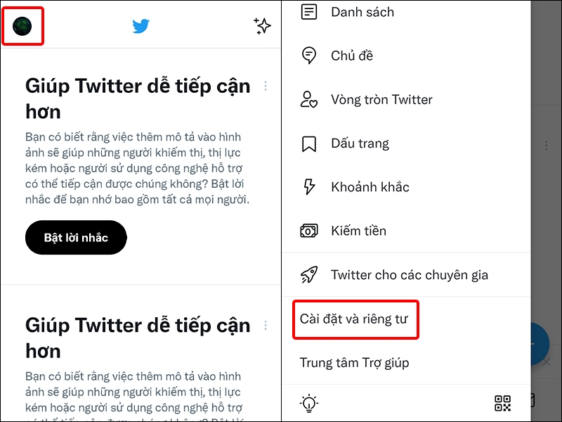 Hướng dẫn ngắt kết nối tài khoản liên kết với Twitter