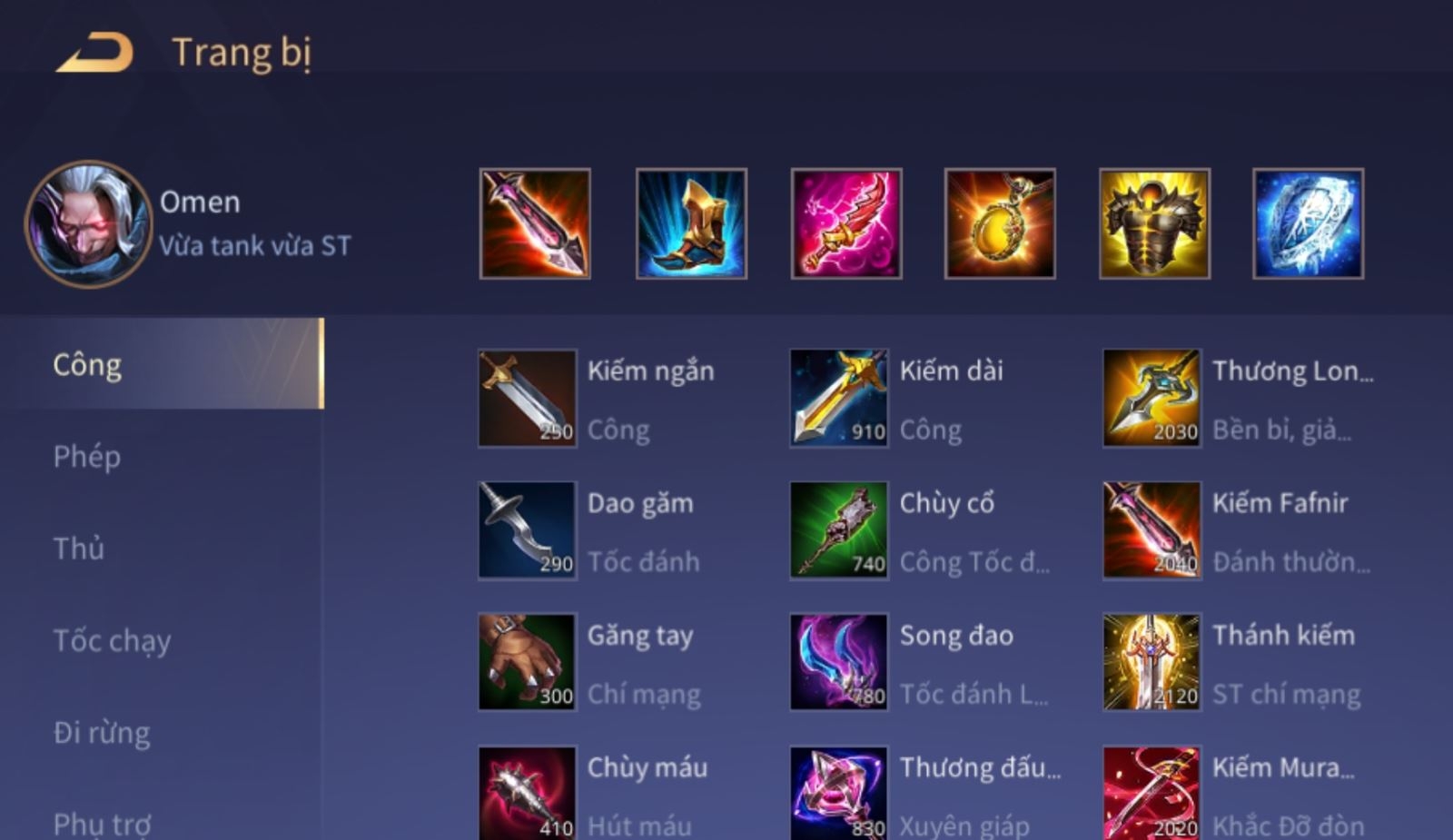 Hướng dẫn chơi Omen để bạn trở thành trùm đi top dễ dàng