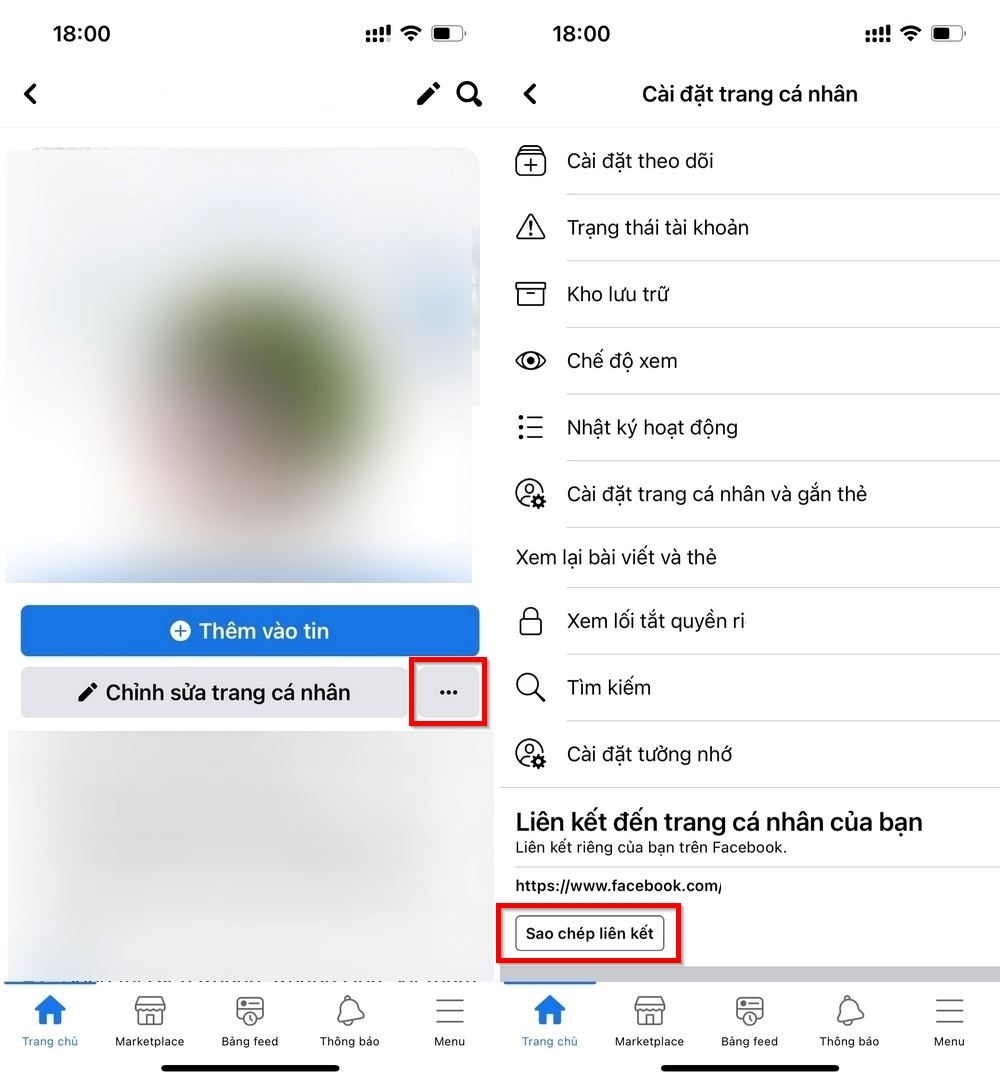 Cách để link Facebook trên TikTok 1