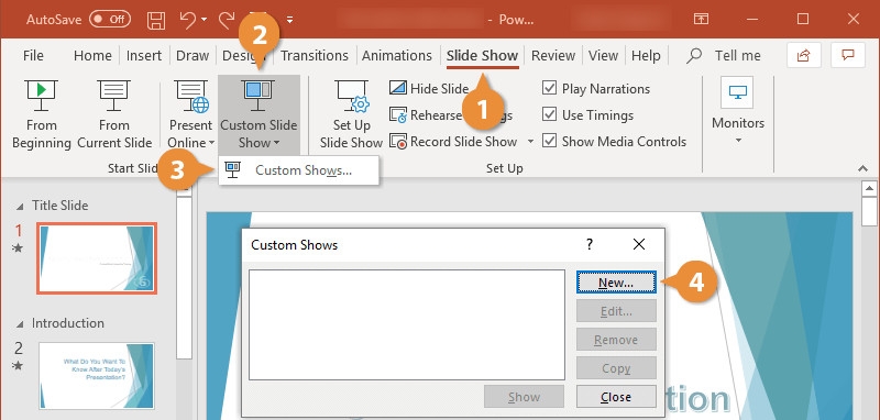 Bí quyết tạo bản trình chiếu tùy chỉnh trong PowerPoint (1)