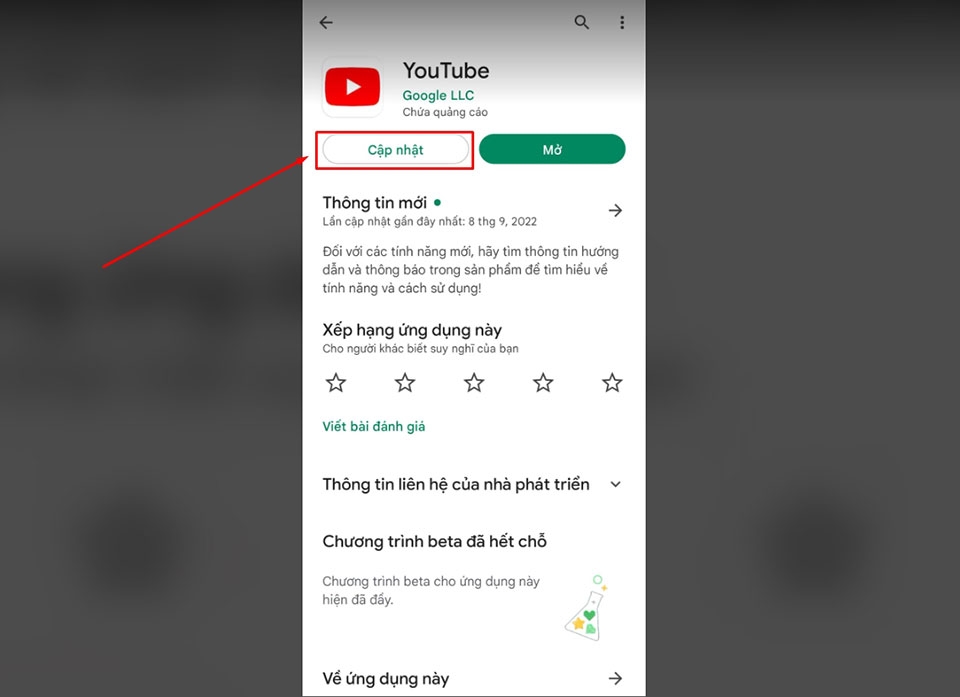 Sửa lỗi YouTube mất tiếng trên điện thoại Samsung - Ảnh 02 Sửa lỗi YouTube mất tiếng trên điện thoại Samsung - Ảnh 02