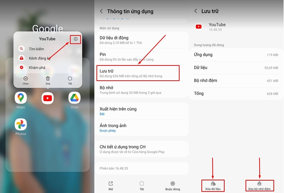Sửa lỗi YouTube mất tiếng trên điện thoại Samsung - Ảnh 04 Sửa lỗi YouTube mất tiếng trên điện thoại Samsung - Ảnh 04