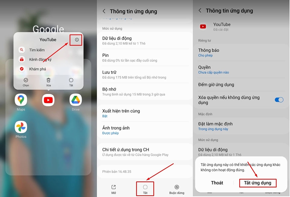Sửa lỗi YouTube mất tiếng trên điện thoại Samsung - Ảnh 06 Sửa lỗi YouTube mất tiếng trên điện thoại Samsung - Ảnh 06