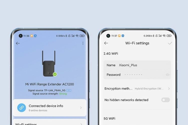 Hướng dẫn kết nối thiết bị kích sóng Xiaomi Mi WiFi Extender AC1200