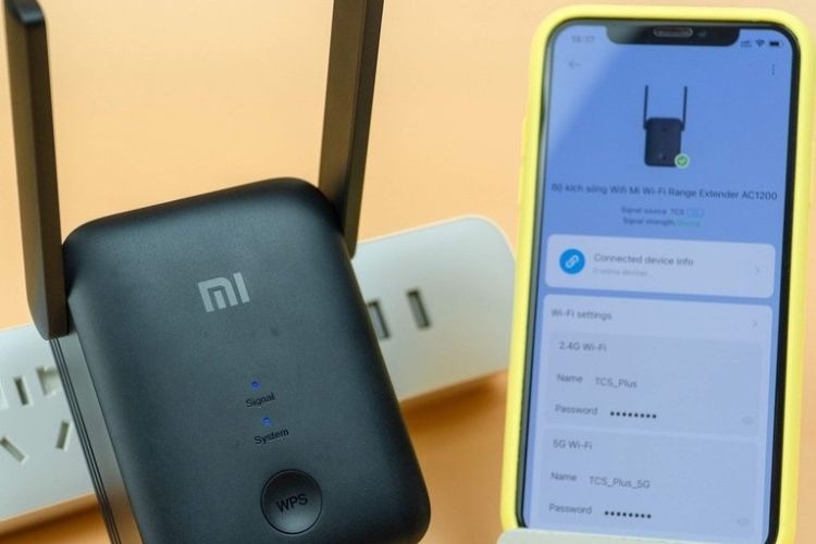 Hướng dẫn kết nối thiết bị kích sóng Xiaomi Mi WiFi Extender AC1200