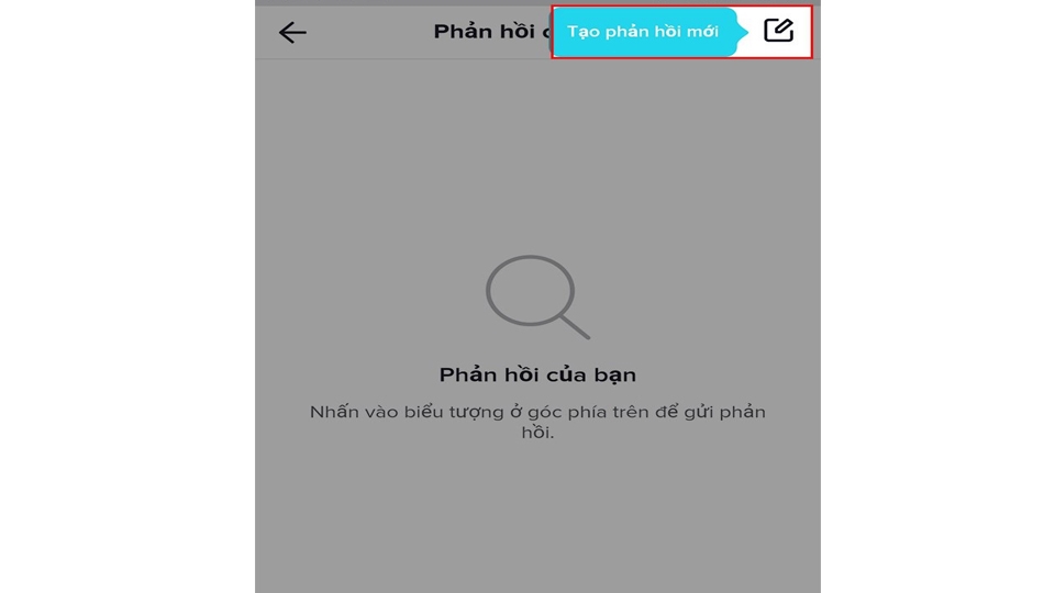Tạo phản hồi mới