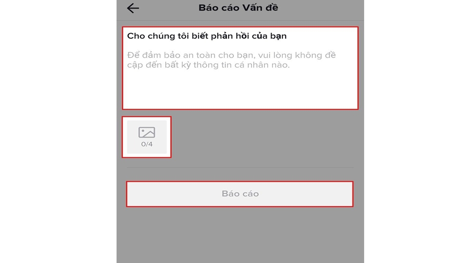 Chọn báo cáo