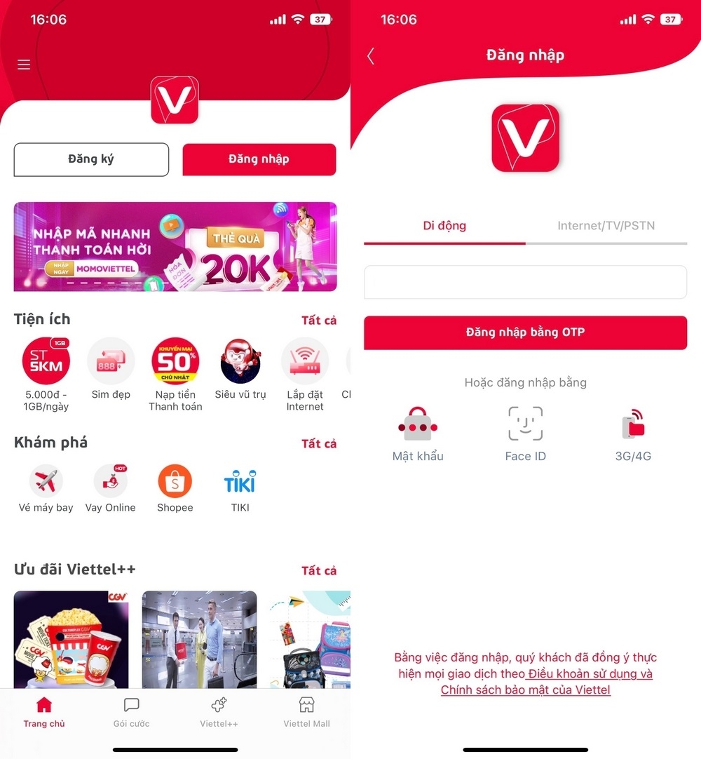 Cách kiểm tra lịch sử nạp thẻ Viettel 1