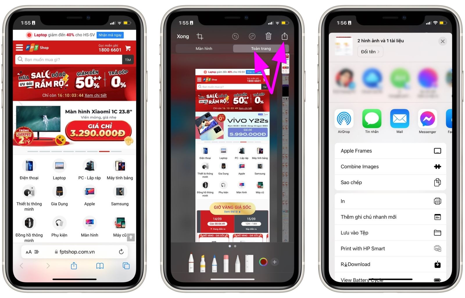3 cách chụp ảnh toàn bộ trang web trên iPhone - Ảnh 2