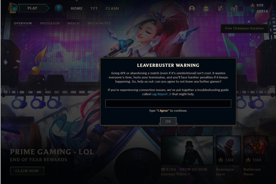 Hình phạt của AFK trong game là gì?