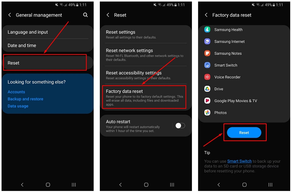 Sửa lỗi điện thoại bị khởi động lại - Ảnh 07 Sửa lỗi điện thoại bị khởi động lại - Ảnh 07