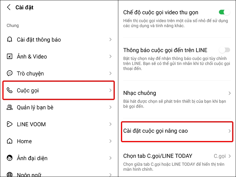Cách thay đổi chất lượng cuộc gọi video trên ứng dụng LINE