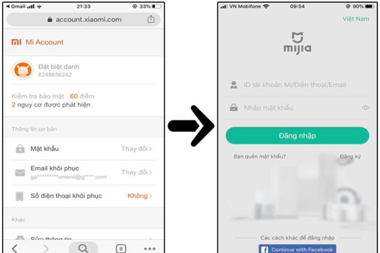 Kết nối Robot hút bụi Xiaomi Vacuum Mop 2 Lite với ứng dụng Mi Home