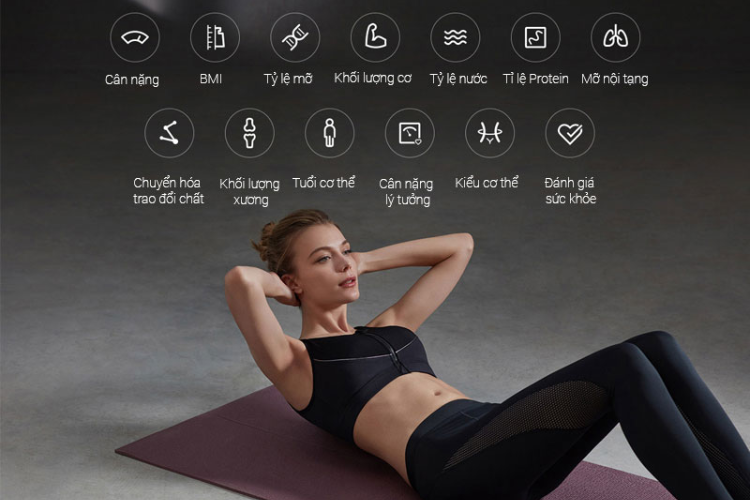 Theo dõi sức khỏe thông minh với cân điện tử Xiaomi Mi Body Composition Scale 2