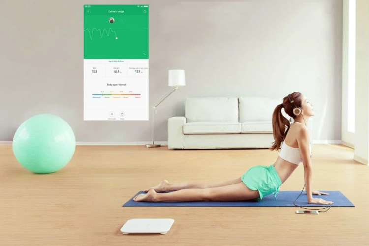 Theo dõi sức khỏe thông minh với cân điện tử Xiaomi Mi Body Composition Scale 2