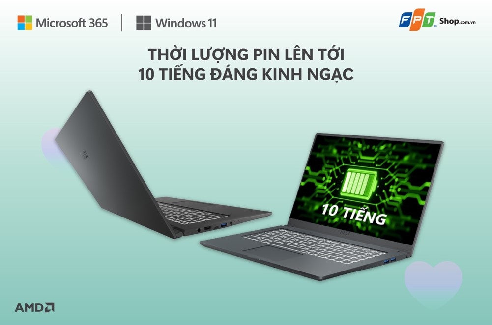 MSI Modern 15 A5M 235VN R7 5700U (Ảnh 6)