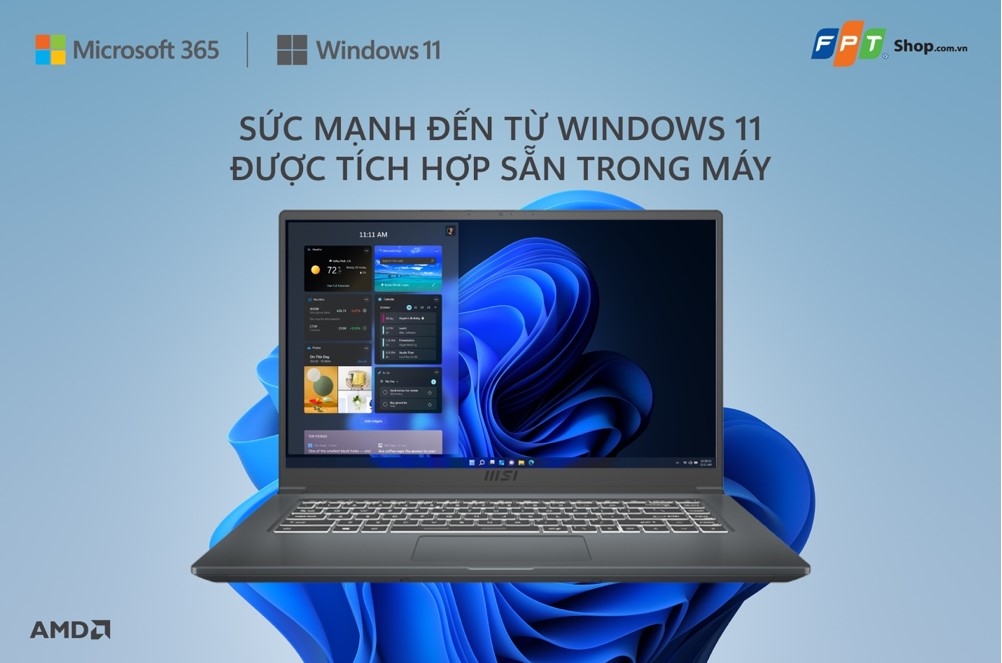 MSI Modern 15 A5M 235VN R7 5700U (Ảnh 8)