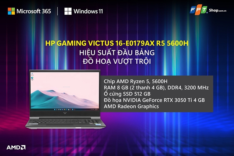 HP Gaming Victus 16-E0179AX R5 5600H