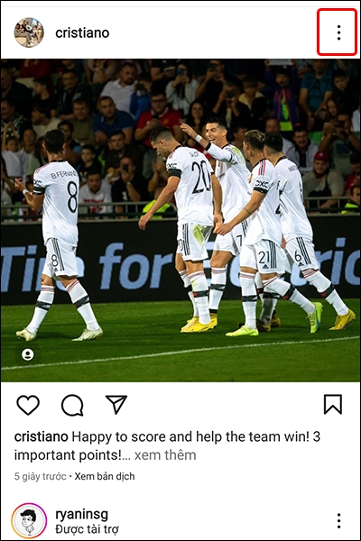 Chia sẻ bài viết trên Instagram bằng mã QR với điện thoại