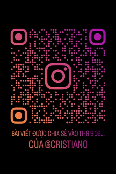 Chia sẻ bài viết trên Instagram bằng mã QR với điện thoại