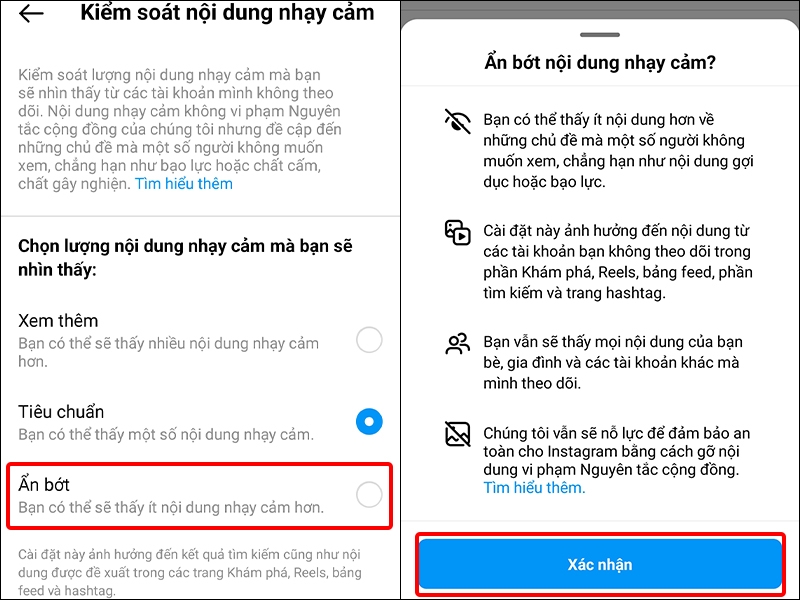Kiểm soát nội dung nhạy cảm trên Instagram (Ảnh 4)