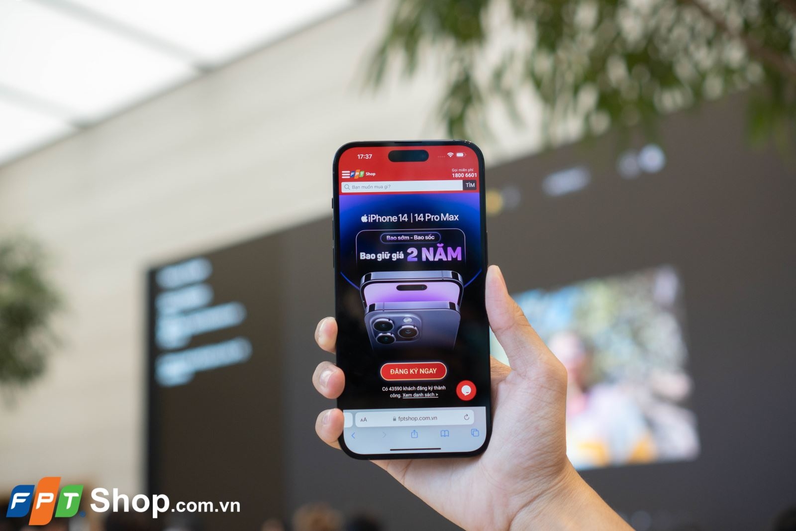 Trên tay iPhone 14 Pro màu tím tại Việt Nam