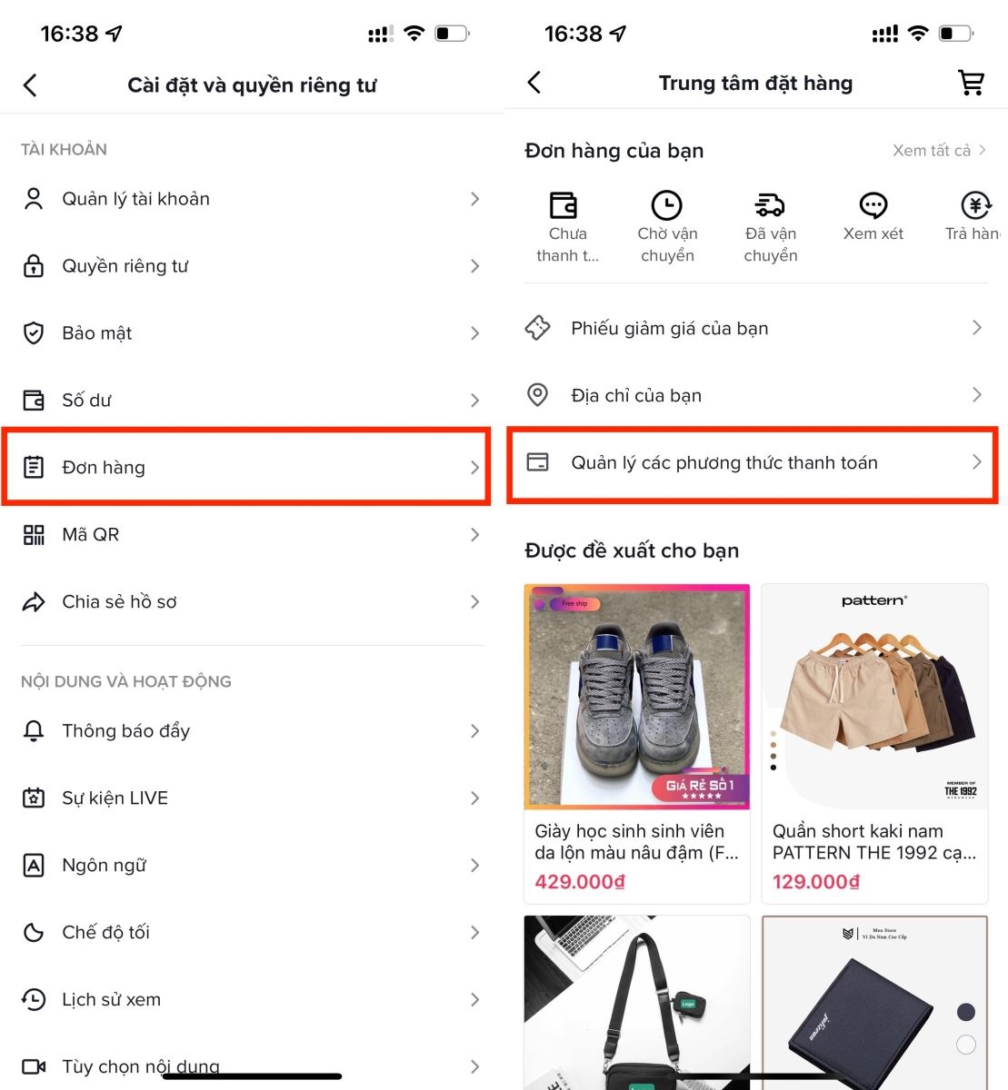 Cách thêm phương thức hoàn tiền trên TikTok Shop 2
