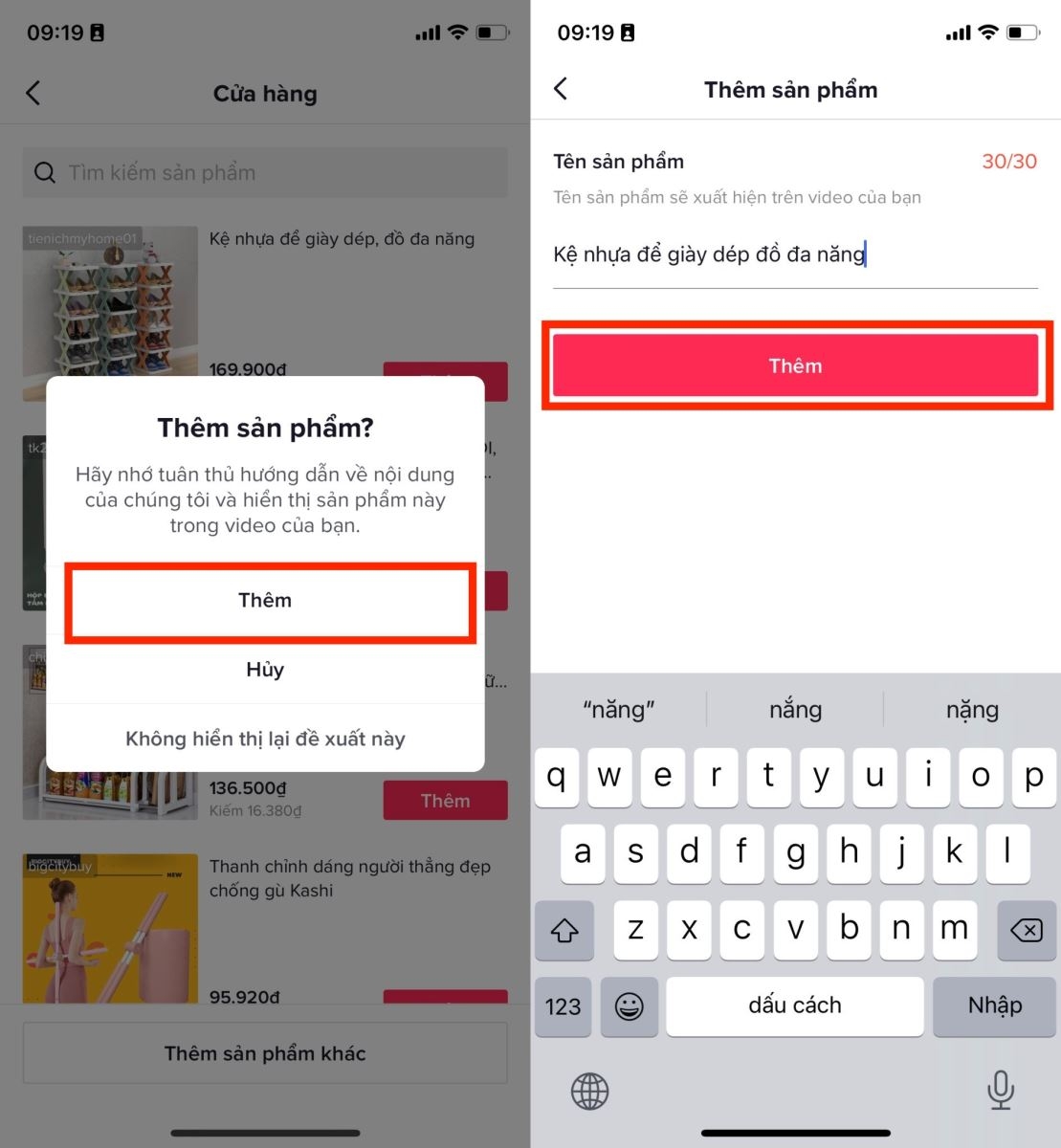 Cách thêm sản phẩm vào video TikTok 3