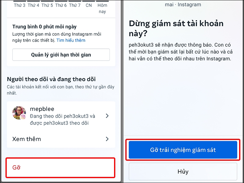 Cách quản lý tài khoản Instagram của con trẻ