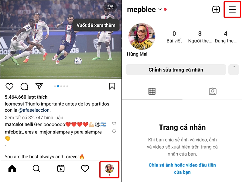 Hướng dẫn đăng xuất tài khoản Instagram từ xa trên điện thoại