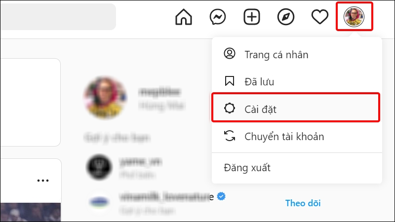 Hướng dẫn đăng xuất tài khoản Instagram từ xa trên máy tính