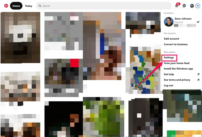 Cách xóa tài khoản Pinterest (Ảnh 1)