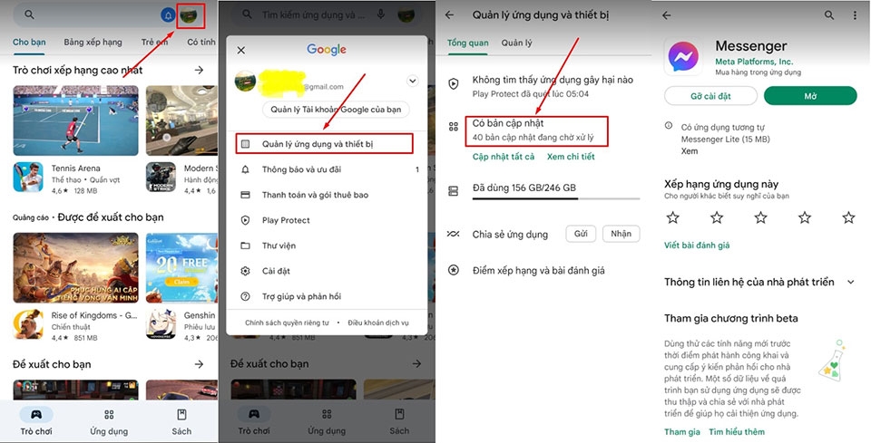 Sửa lỗi ứng dụng Messenger bị dừng lại - Ảnh 02 Sửa lỗi ứng dụng Messenger bị dừng lại - Ảnh 02