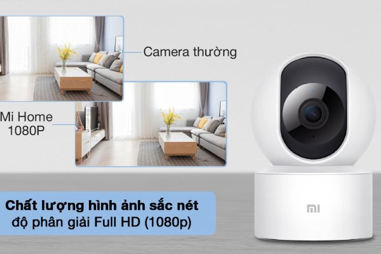 Hiệu quả đảm bảo an ninh với Camera Mi Home 360° 1080P AI